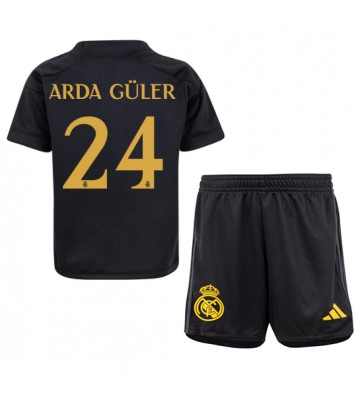 Real Madrid Arda Guler #24 Tredje Kläder Barn 2023-24 Kortärmad (+ Korta byxor)